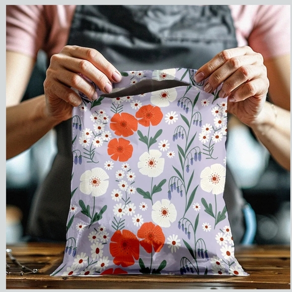 Floral Polymailers Boho 10 X 12 (22 CT) - Picture 2 of 2